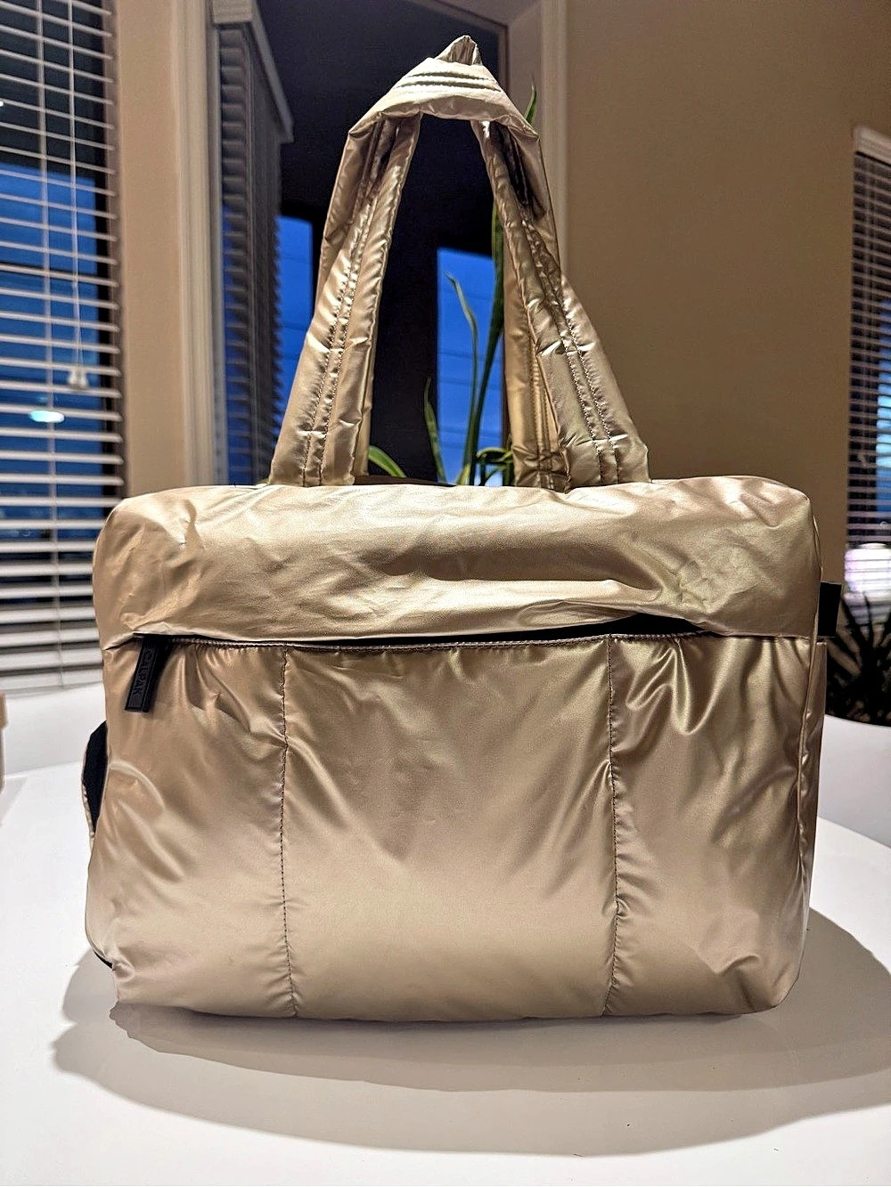 Calpak Luka RARE Discontinued Metallic Gold! CALPAK Luka Duffel Travel Weekender
